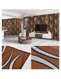 Set 5 placi tapet 4D, autoadeziv, 70x70cm, diverse culori