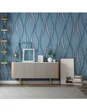 Set 5 placi tapet 4D, autoadeziv, 70x70cm, diverse culori