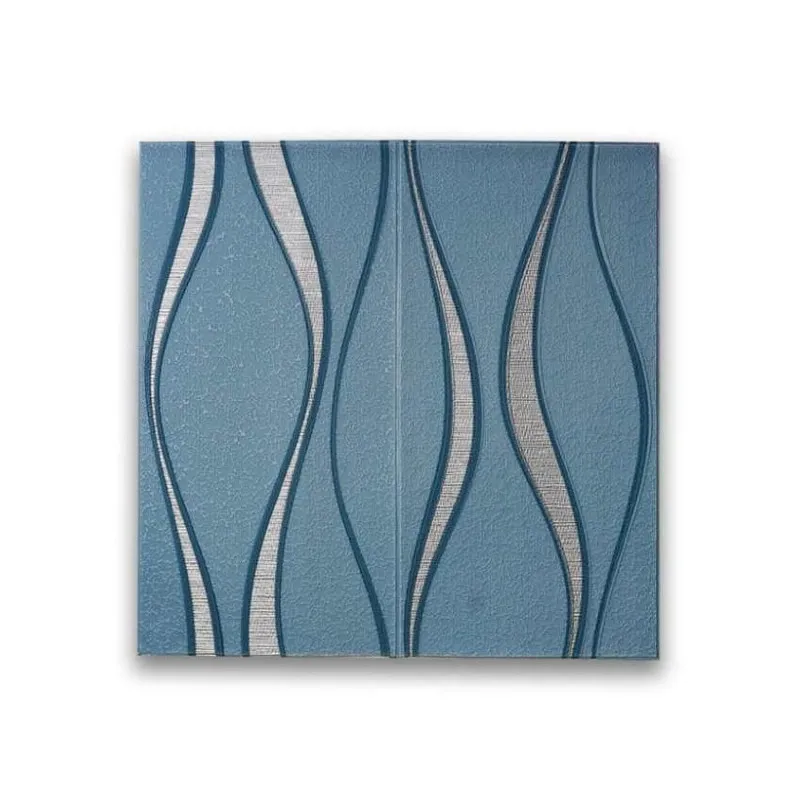 Set 5 placi tapet 4D, autoadeziv, 70x70cm, diverse culori
