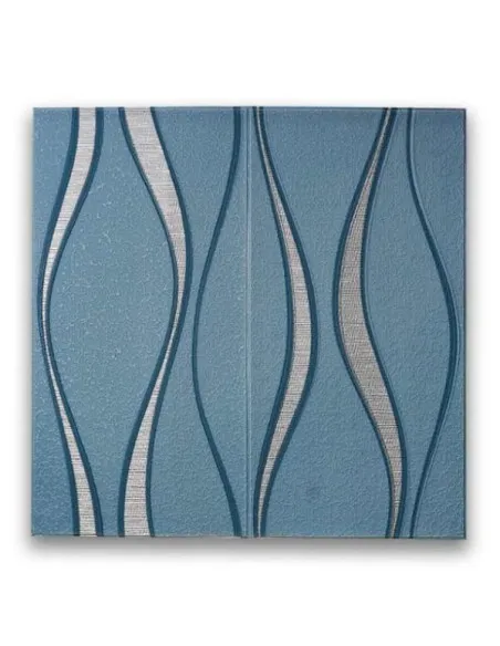 Set 5 placi tapet 4D, autoadeziv, 70x70cm, diverse culori