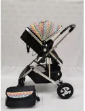 Carucior 2 in 1, 0-36 luni, RED-808, multicolor