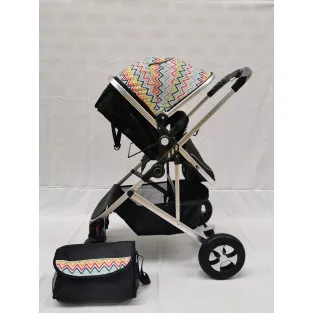 Carucior 2 in 1, 0-36 luni, RED-808, multicolor 2
