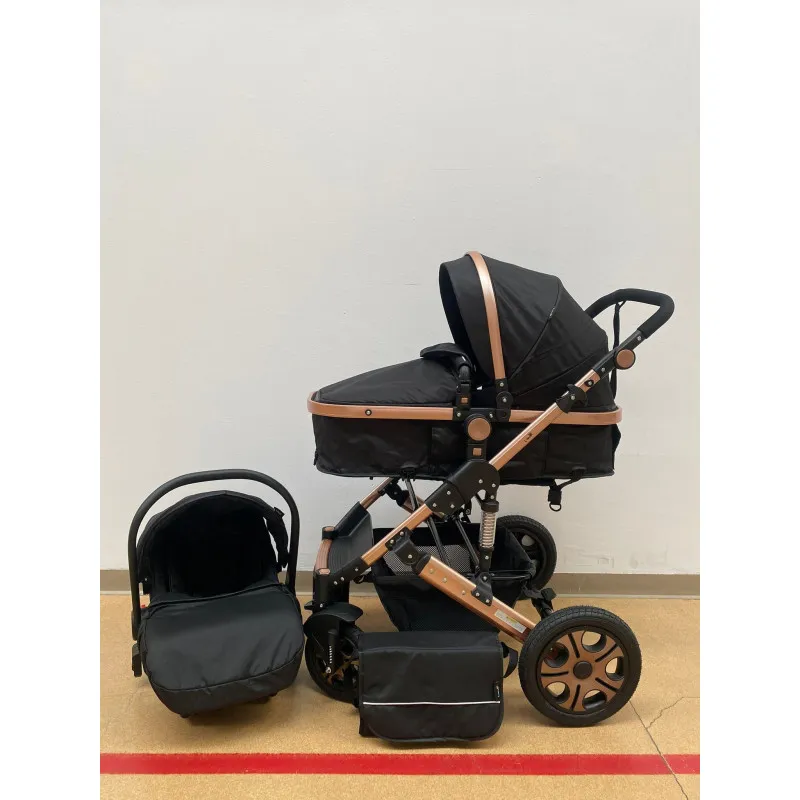 Carucior 3 in 1, landou transformabil in parte sport, 0-36 luni, RED-T3