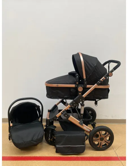 Carucior 3 in 1, landou transformabil in parte sport, 0-36 luni, RED-T3