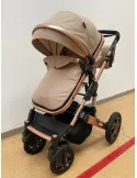 Carucior 3 in 1, landou transformabil in parte sport, 0-36 luni, RED-T3