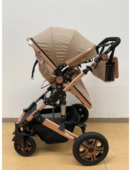 Carucior 3 in 1, landou transformabil in parte sport, 0-36 luni, RED-T3