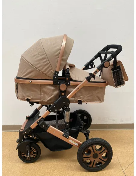 Carucior 3 in 1, landou transformabil in parte sport, 0-36 luni, RED-T3