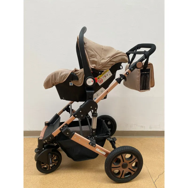 Carucior 3 in 1, landou transformabil in parte sport, 0-36 luni, RED-T3