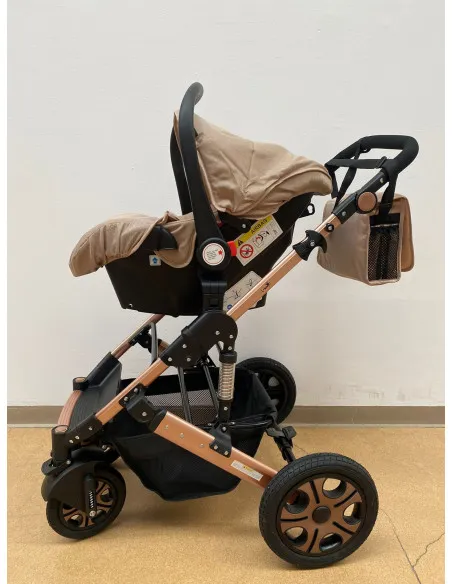 Carucior 3 in 1, landou transformabil in parte sport, 0-36 luni, RED-T3