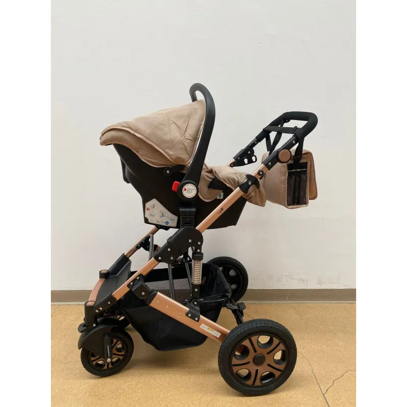 Carucior 3 in 1, landou transformabil in parte sport, 0-36 luni, RED-T3