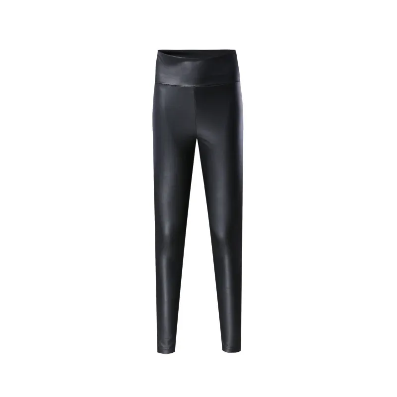 Colanti imitatie de piele negri
