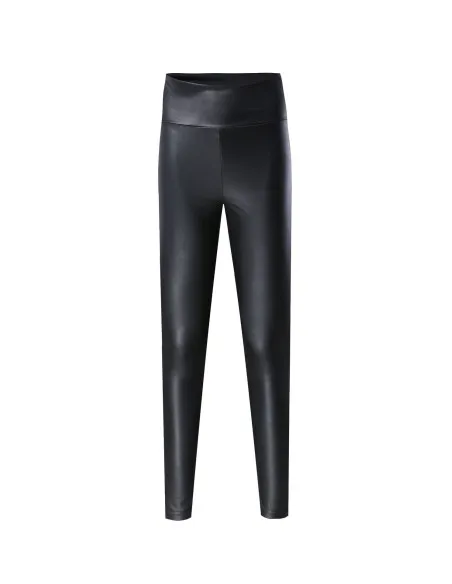 Colanti imitatie de piele negri