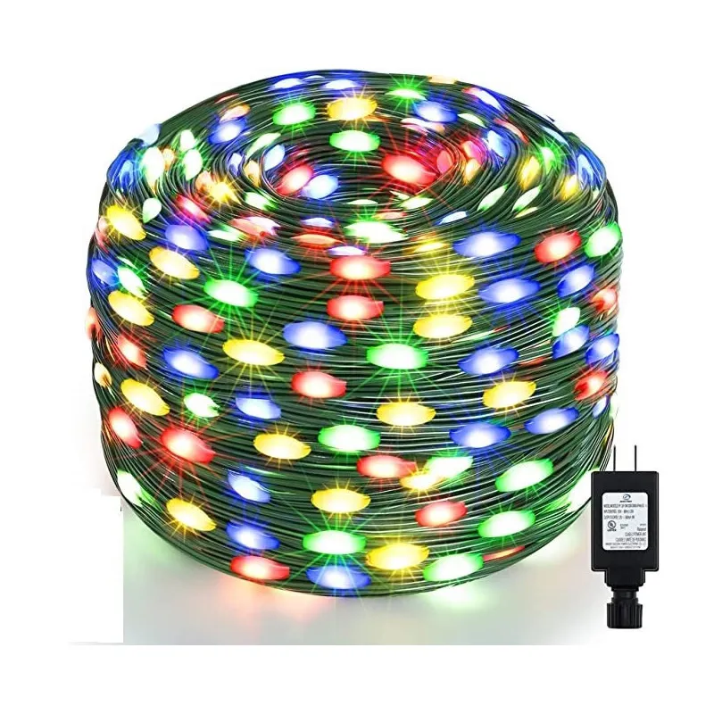 Instalatie sir 30m cu 240 led-uri, tip banda cu led turnat, interior/exterior, 8 jocuri de lumini, IP44