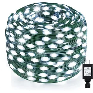 Instalatie sir 30m cu 240 led-uri, tip banda cu led turnat, interior/exterior, 8 jocuri de lumini, IP44 2
