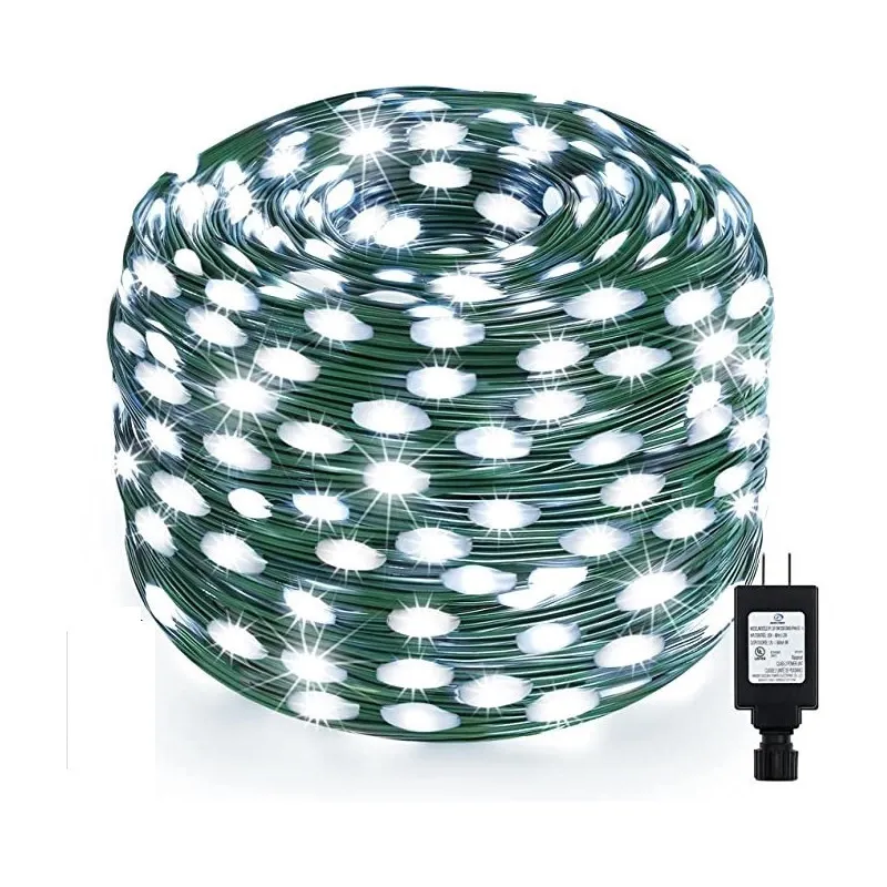 Instalatie sir 30m cu 240 led-uri, tip banda cu led turnat, interior/exterior, 8 jocuri de lumini, IP44