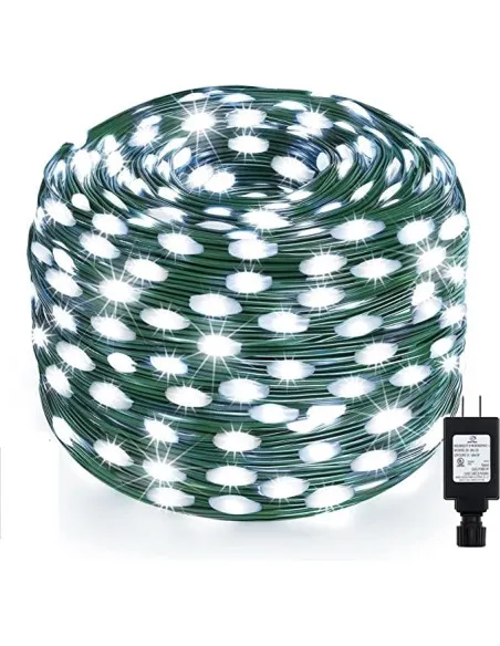 Instalatie sir 30m cu 240 led-uri, tip banda cu led turnat, interior/exterior, 8 jocuri de lumini, IP44
