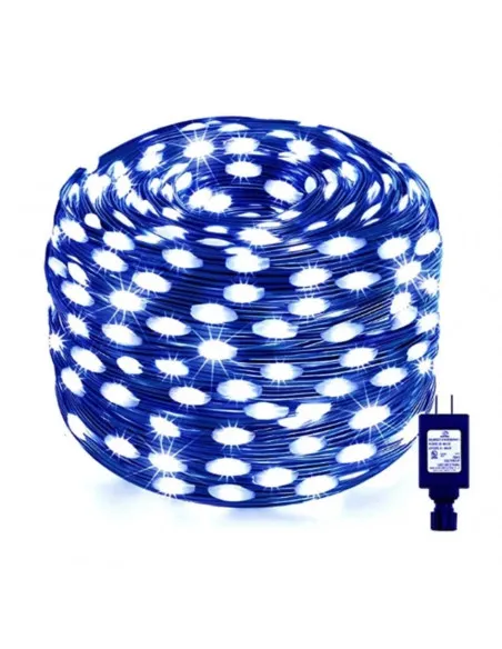 Instalatie sir 30m cu 240 led-uri, tip banda cu led turnat, interior/exterior, 8 jocuri de lumini, IP44