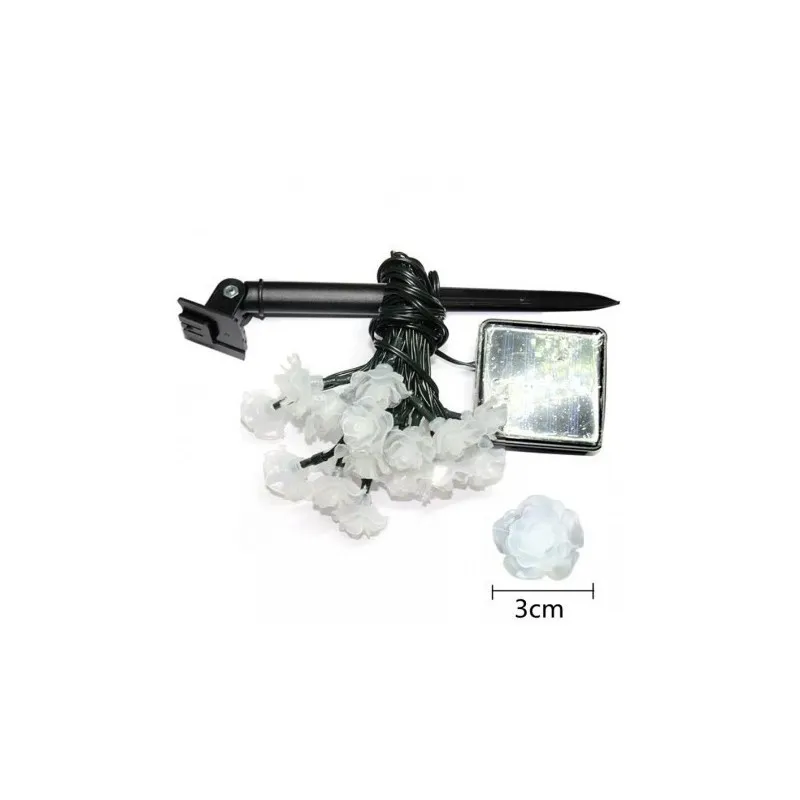 Set 2 x Instalatie solara 50 LED trandafiri