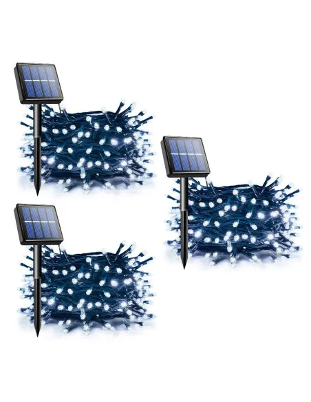 Set 3 x Instalatie LED solara 100 LED