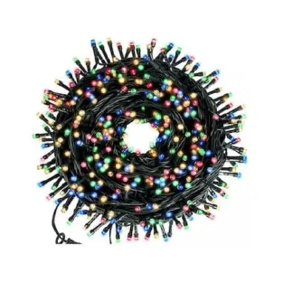 Instalatie LED rola, 100m , 600 LED-uri mari tip diamant, diverse culori