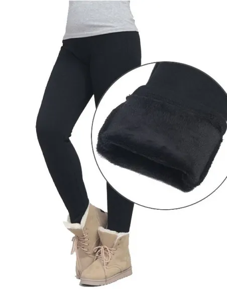 Set Colanti imitatie piele + colanti vatuiti simplii