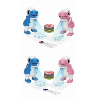 Dinozaur Proiector pentru Desen – 32 Imagini Proiectate + 8 Carioci Colorate Incluse 2