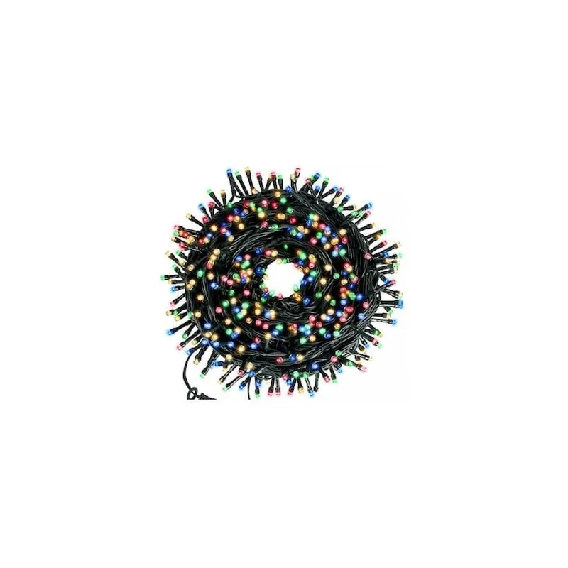 Instalatie LED rola, 50m , 300 LED-uri mari tip diamant, diverse culori