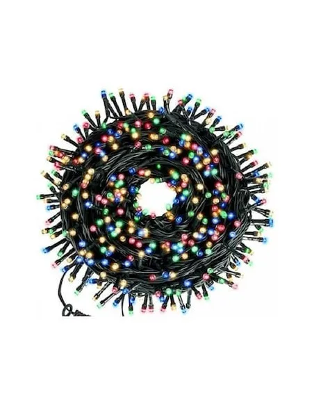 Instalatie LED rola, 50m , 300 LED-uri mari tip diamant, diverse culori