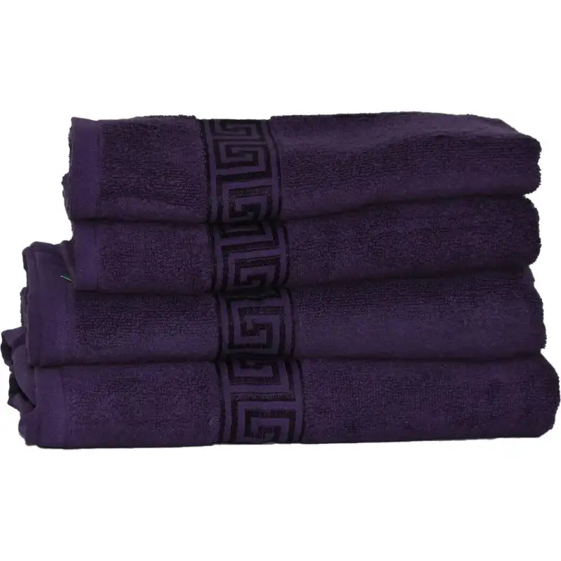 Set de 4 prosoape 100% bumbac pakistanez,super absorbante