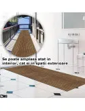 Mochetă Autoadezivă 40x300 cm – Instalare Rapidă, Antizgomot, Protecție Pardoseală, Material Absorbant
