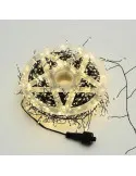 Rola 1000 LED Mini, 50m, Alb Rece, Fir Cupru Verde - Iluminat Festiv Interior/Exterior