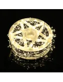 Rola 1000 LED Mini, 50m, Alb Rece, Fir Cupru Verde - Iluminat Festiv Interior/Exterior