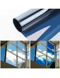 2 x Folie protectie solara pentru geamuri interioare, cu efect de oglinda, UV, 60x200cm