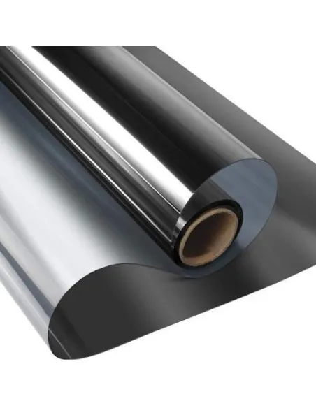 2 x Folie protectie solara pentru geamuri interioare, cu efect de oglinda, UV, 60x300cm