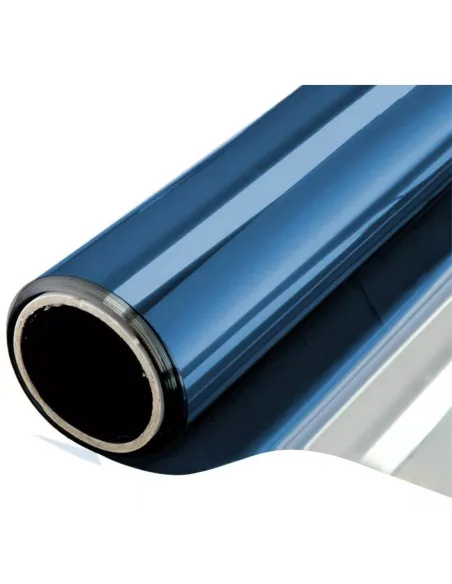 2 x Folie protectie solara pentru geamuri interioare, cu efect de oglinda, UV, 60x300cm