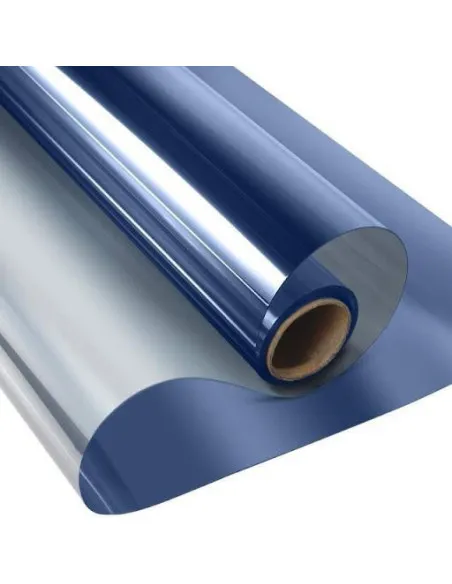 2 x Folie protectie solara pentru geamuri interioare, cu efect de oglinda, UV, 60x200cm