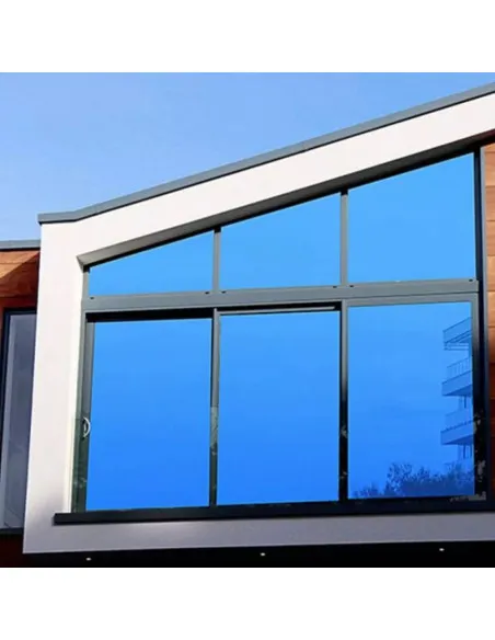 2 x Folie protectie solara pentru geamuri interioare, cu efect de oglinda, UV, 60x300cm