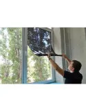 2 x Folie protectie solara pentru geamuri interioare, cu efect de oglinda, UV, 60x200cm