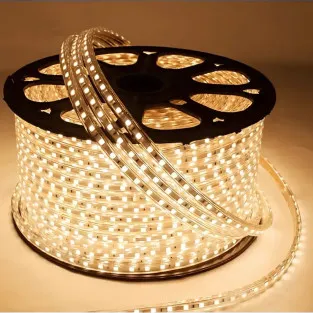 Bandă LED tip furtun SMD 2835, 220V, alb rece/alb cald, 50m–100m, interior/exterior 2
