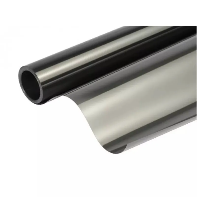 2 x Folie protectie solara pentru geamuri interioare, cu efect de oglinda, UV, 60x200cm