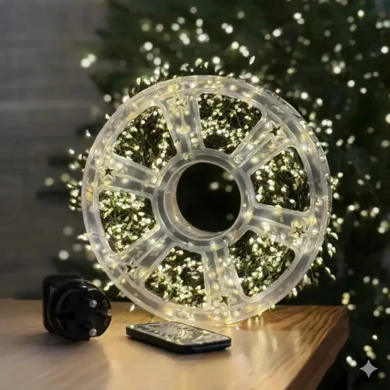 Rola 600 LED Mini 30m – Alb Cald, Alb Rece, Multicolor