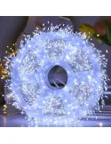 Rola Ghirlandă LED 600 Mini 30m – Fir ALB, Iluminat Interior/Exterior, diverse culori