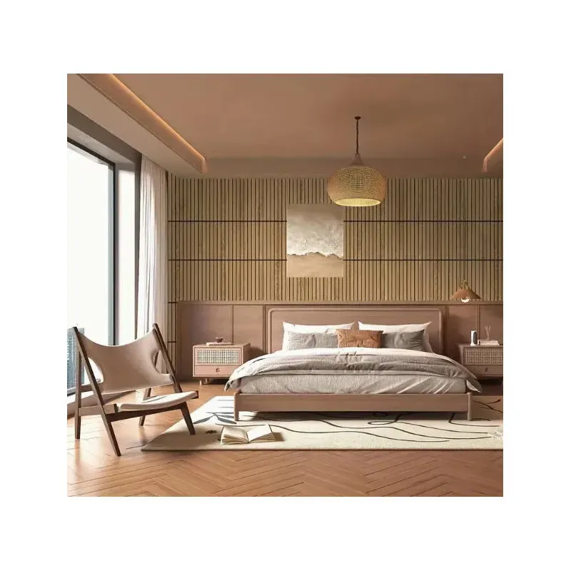Tapet decorativ autoadeziv, aspect lemn vertical, 30x60cm, model 3D modern, pentru perete interior, imitatie riflaj