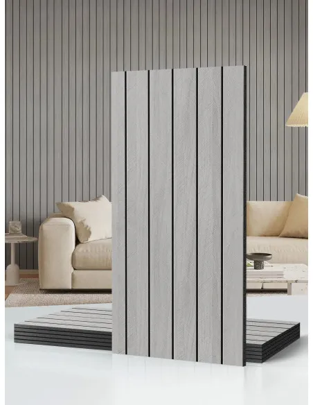Tapet decorativ autoadeziv, aspect lemn vertical, 30x60cm, model 3D modern, pentru perete interior, imitatie riflaj