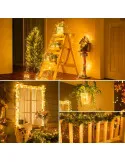Rola Ghirlandă LED 600 Mini 30m – Fir ALB, Iluminat Interior/Exterior, diverse culori