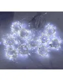 Perdea Luminoasă Cluster 3x3m, 900 LED-uri Alb Cald/Rece – Fir Subțire din Cupru | Decor Interior & Exterior