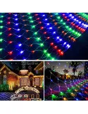 Instalatie tip plasa 3x3m, 8 jocuri de lumini, interconectabila, IP44, diverse culori