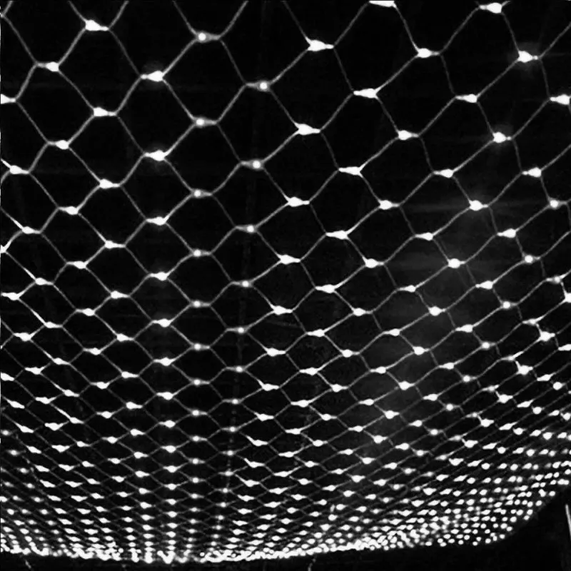 Instalatie tip plasa 3x3m, 8 jocuri de lumini, interconectabila, IP44, diverse culori
