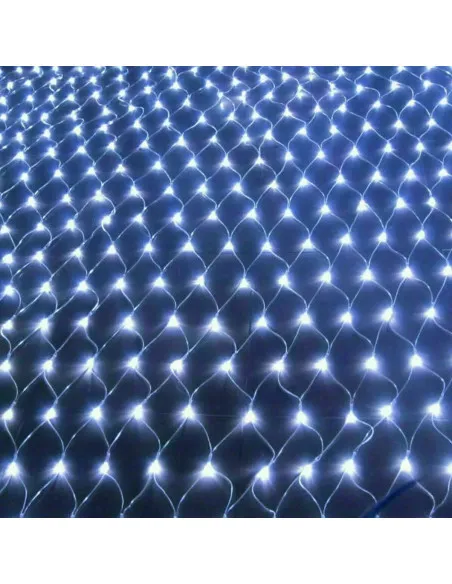 Instalatie tip plasa 3x3m, 8 jocuri de lumini, interconectabila, IP44, diverse culori