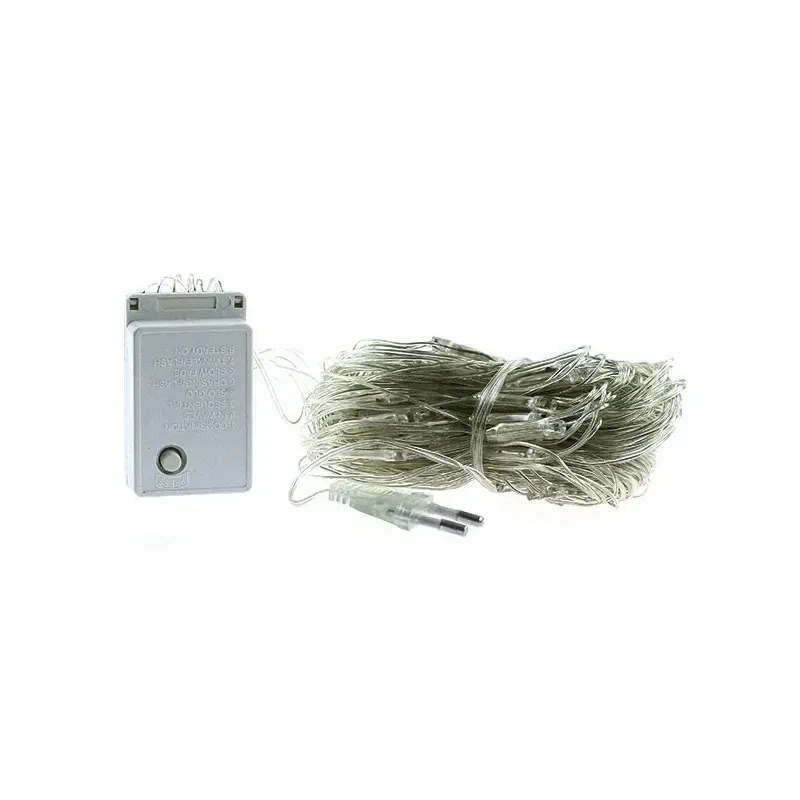 Instalatie tip plasa 3x3m, 8 jocuri de lumini, interconectabila, IP44, diverse culori
